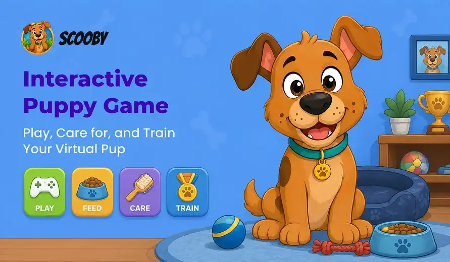 Interactive Puppy Game: Play, Care for, and Train Your Virtual Pup