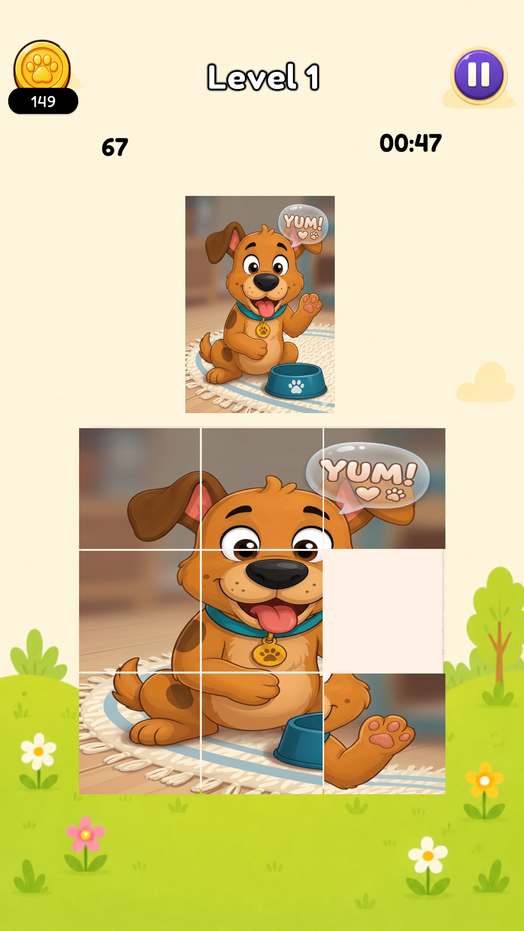 Sliding Puzzle mini-game