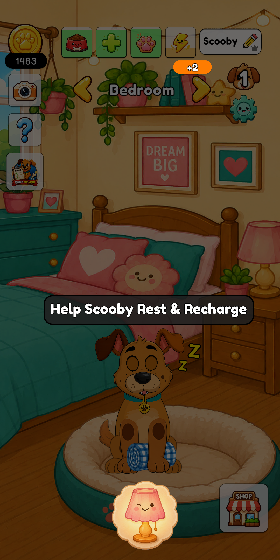 Scooby's bedroom